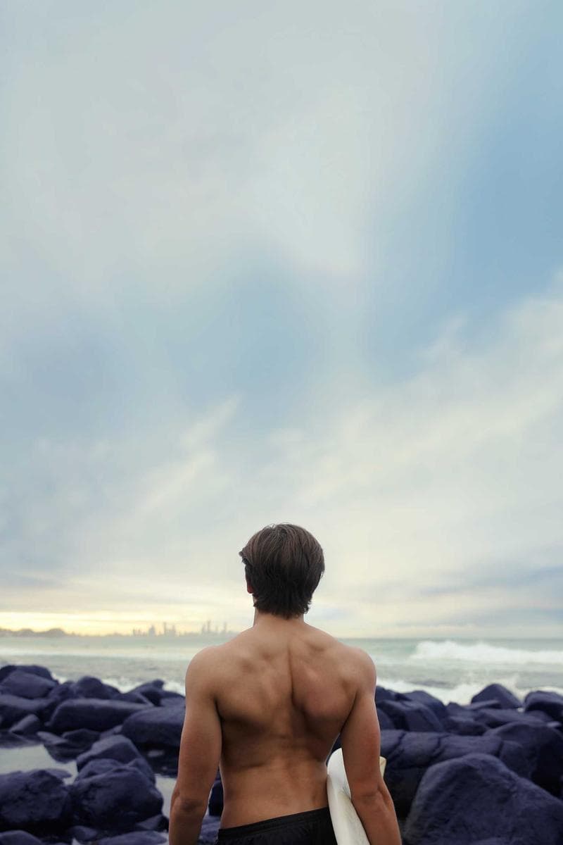 Into the water