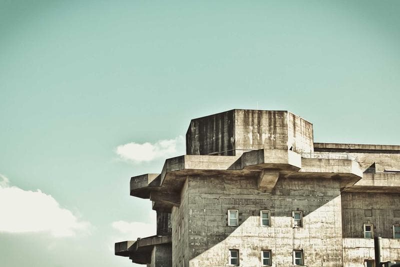 Concrete against sky