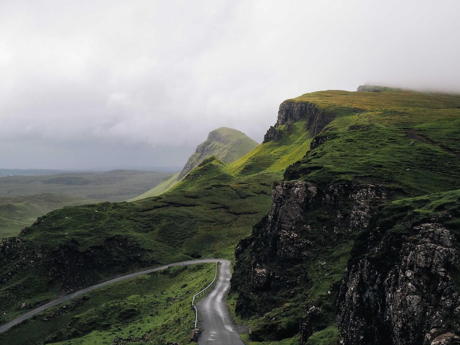 Green cliffs