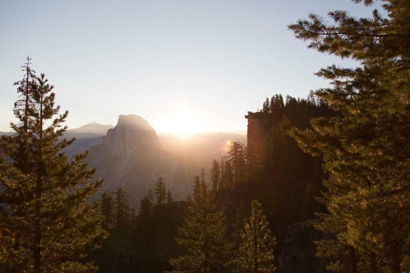 Valley at sunrise