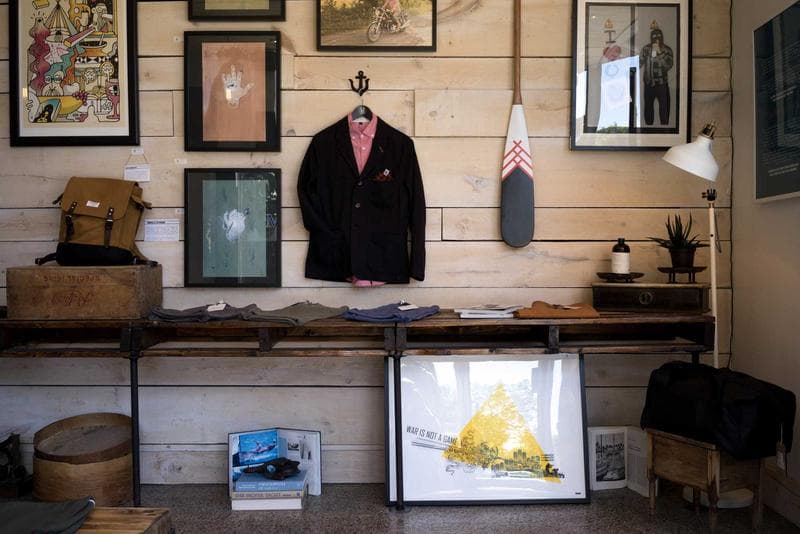 Inside the shop