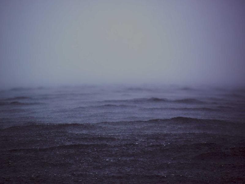 Sea in mist
