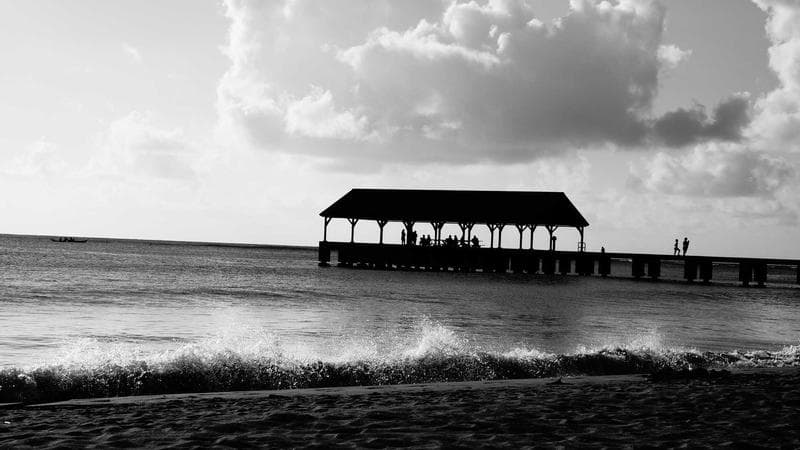 Hut on the water