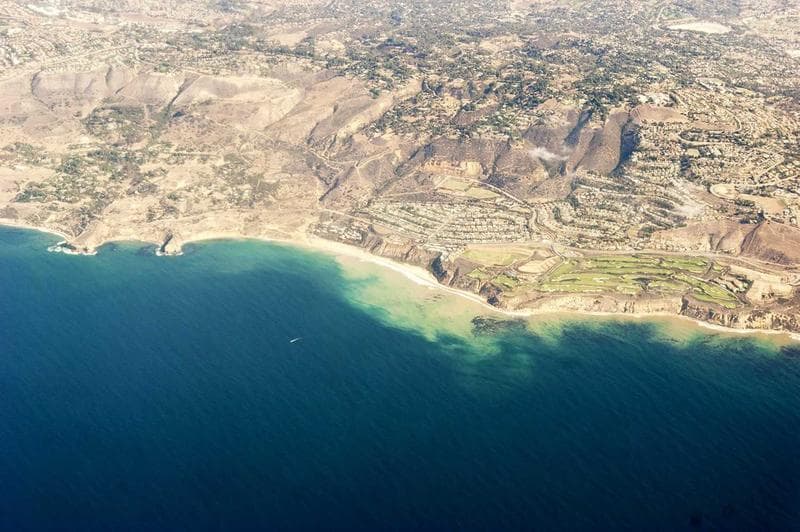 Coastline from above