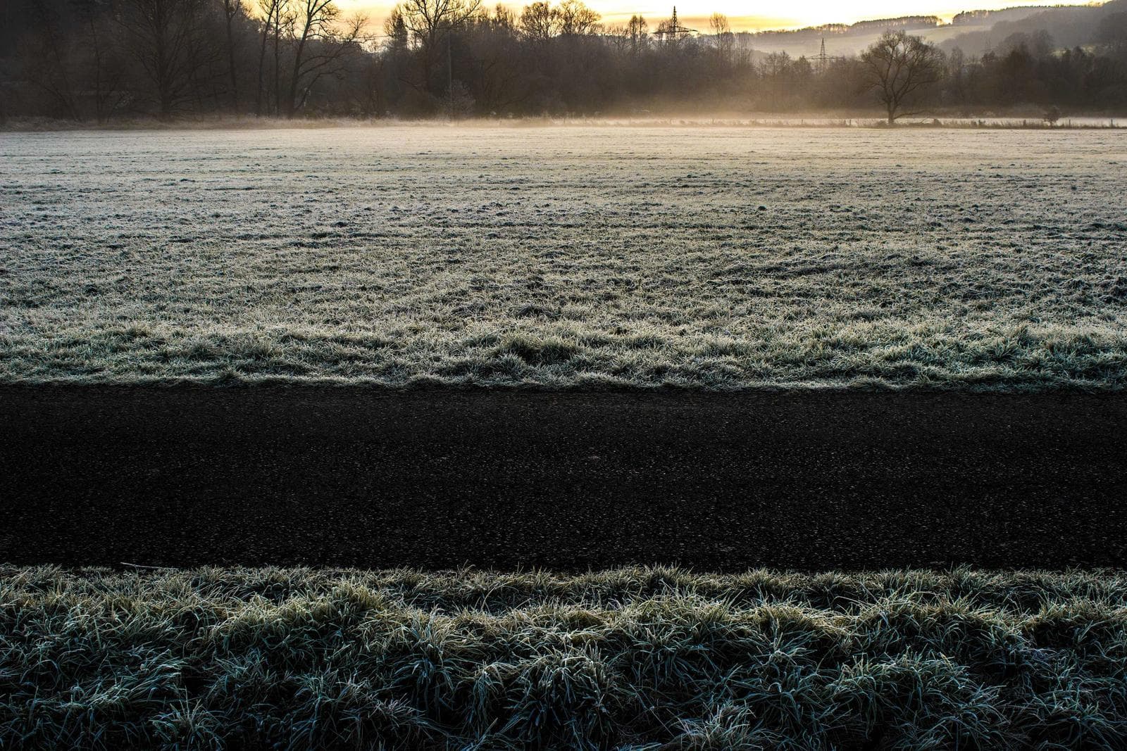 Frost at dawn