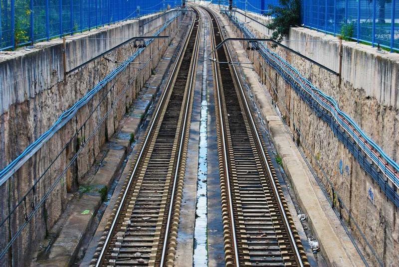 Tracks from above