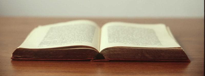 An open book