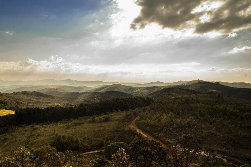 Moody hills