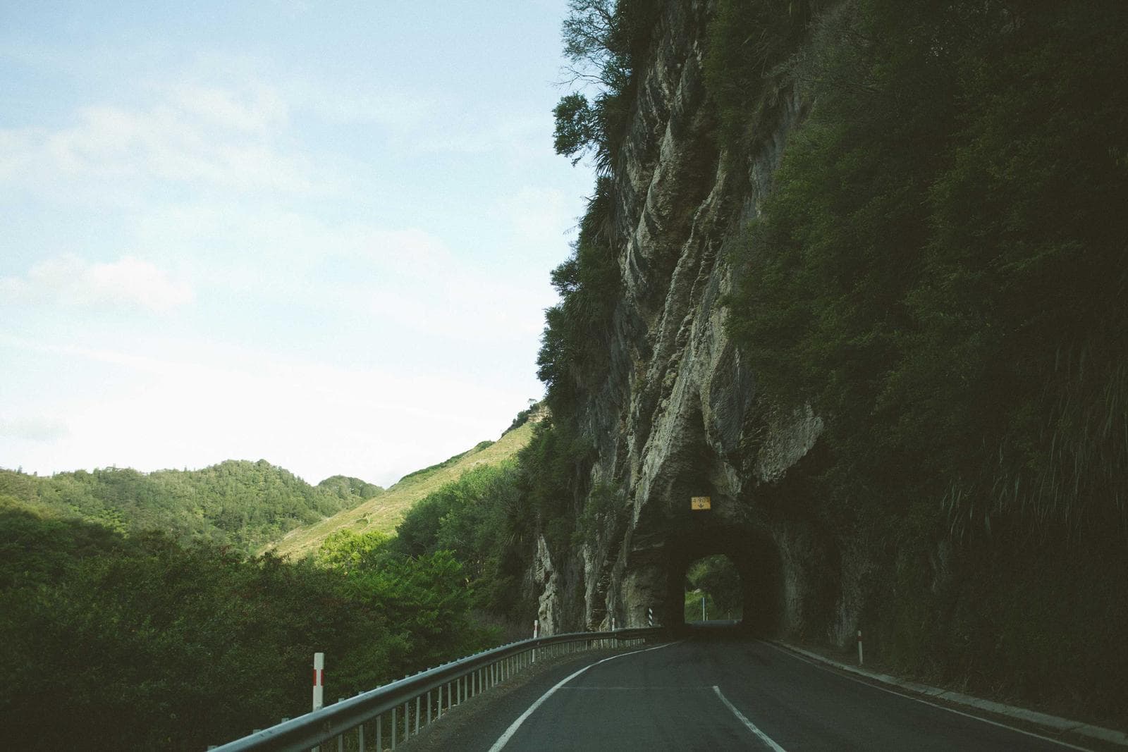 Road into the rock