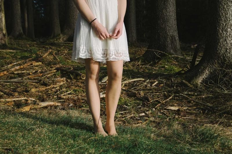 White dress