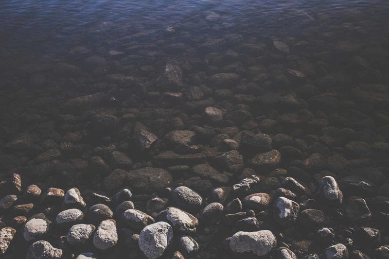 Grey pebbles