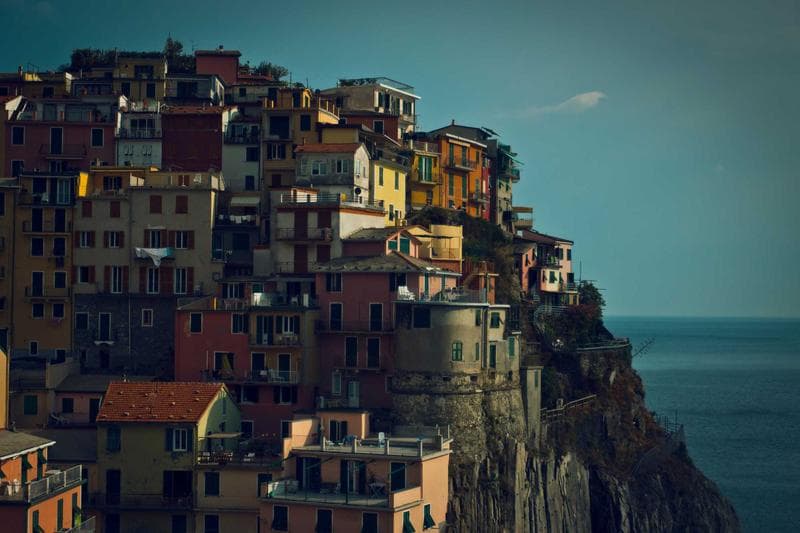 Houses on the cliff