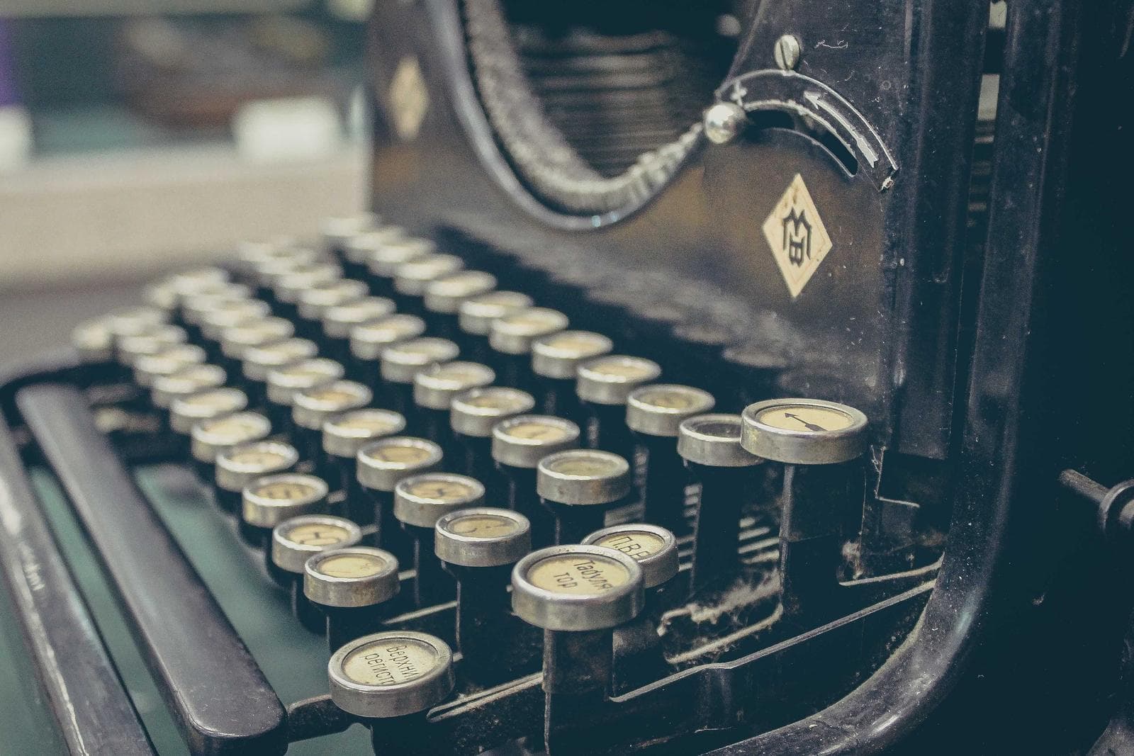Typewriter keys