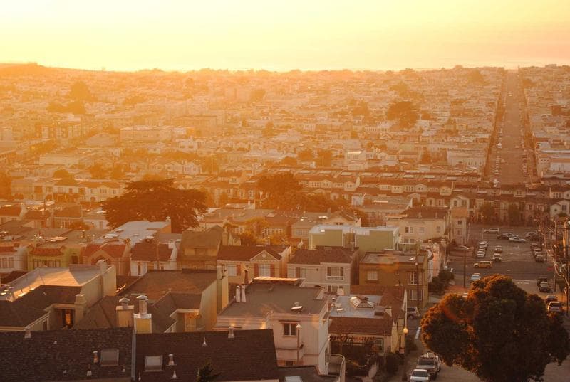 Warm rooftops