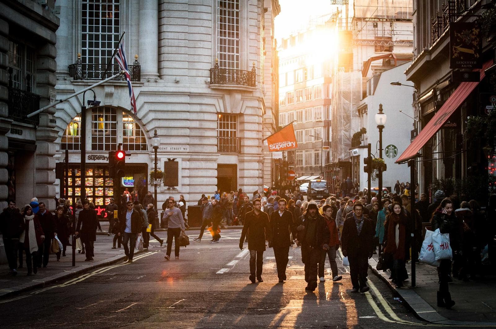 Crowd on the move