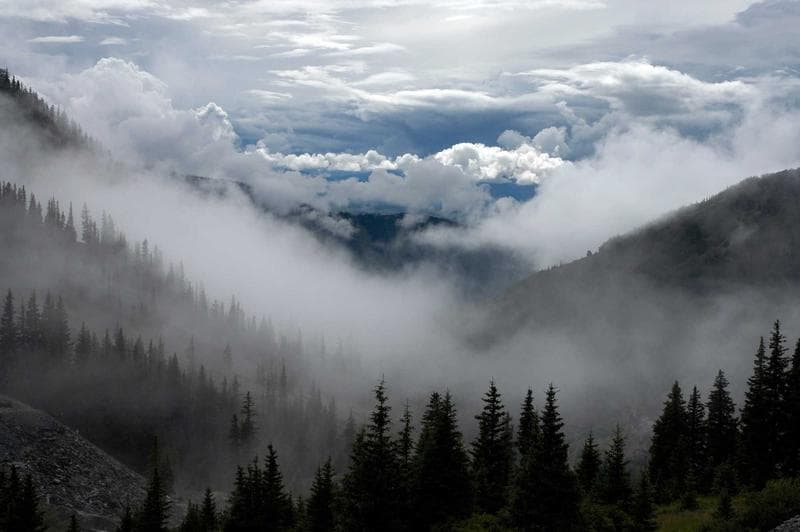 Above the cloud line