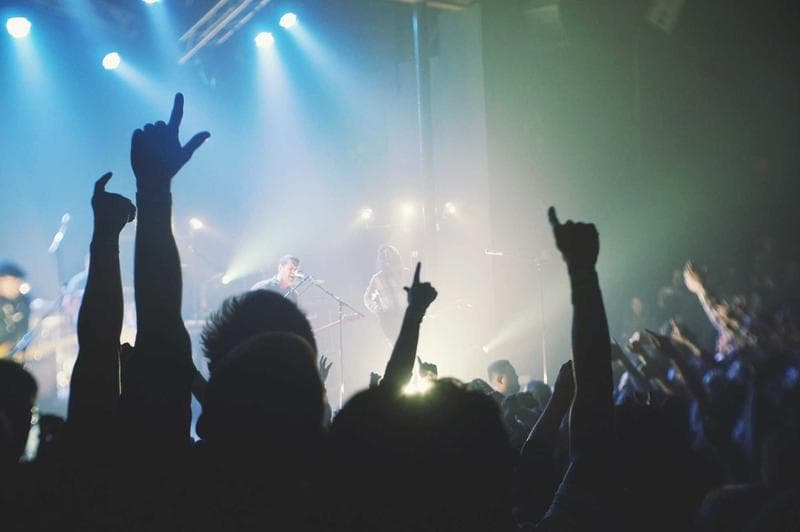 Hands in the air