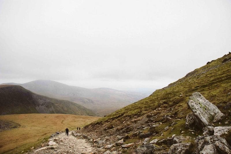 Up the ridge