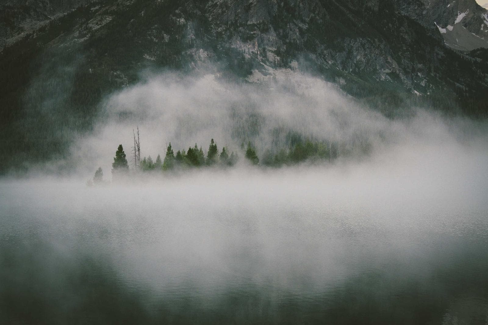 Fog over water