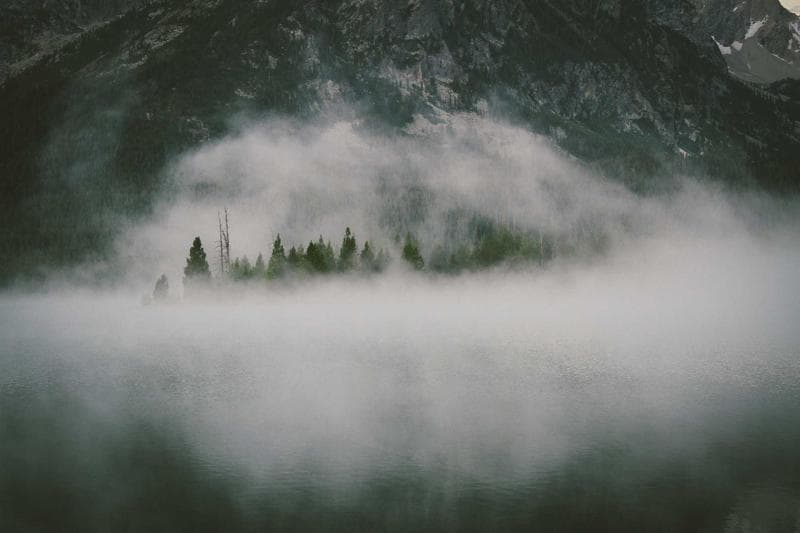 Fog over water