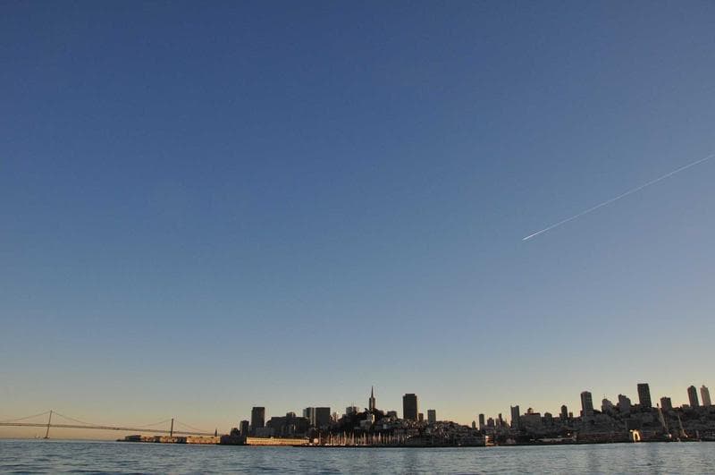 Skyline at dusk