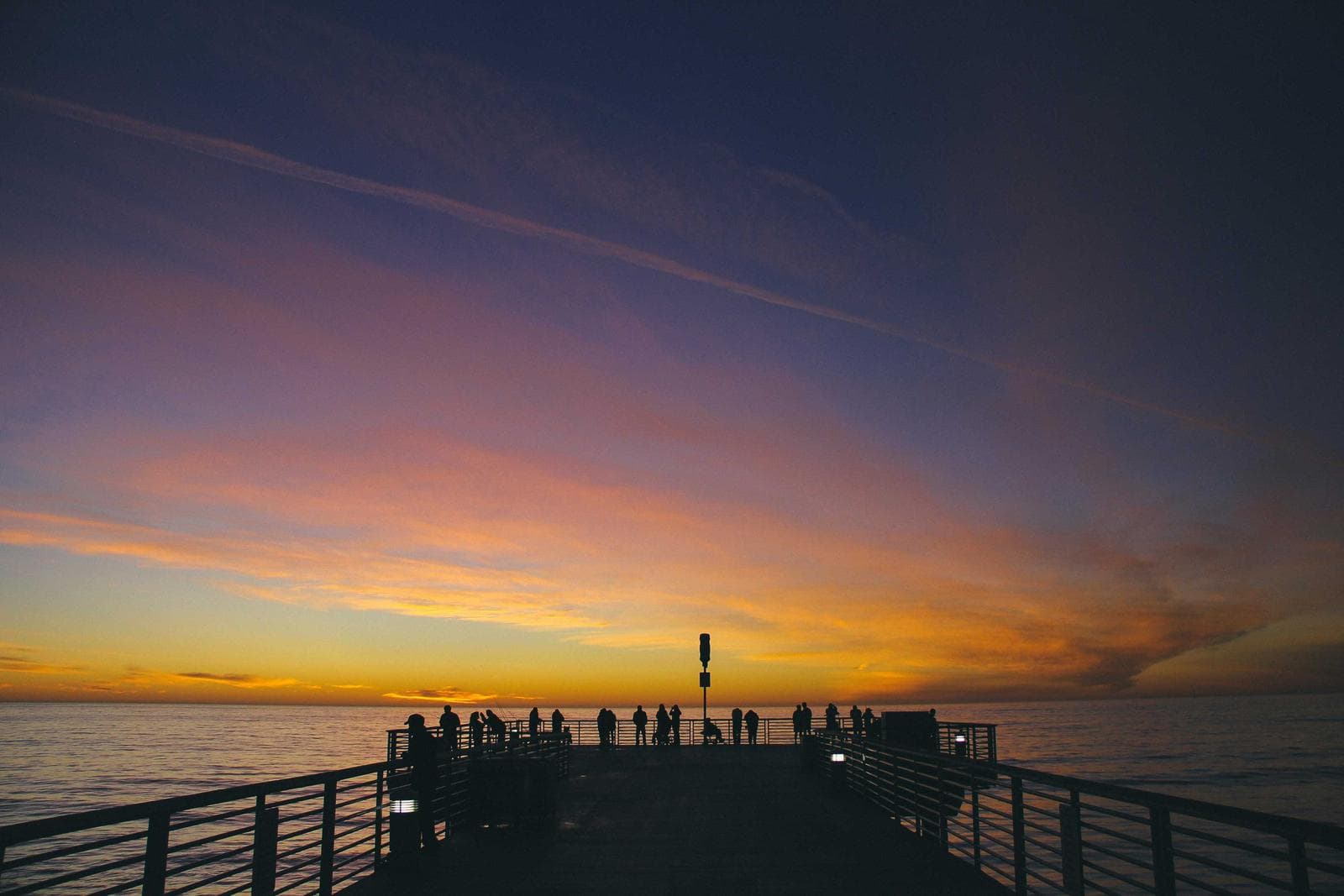 Pier at sunset