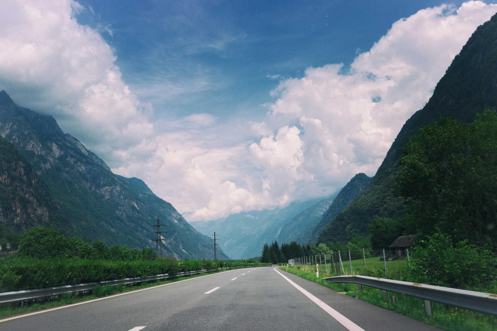 Road into the valley