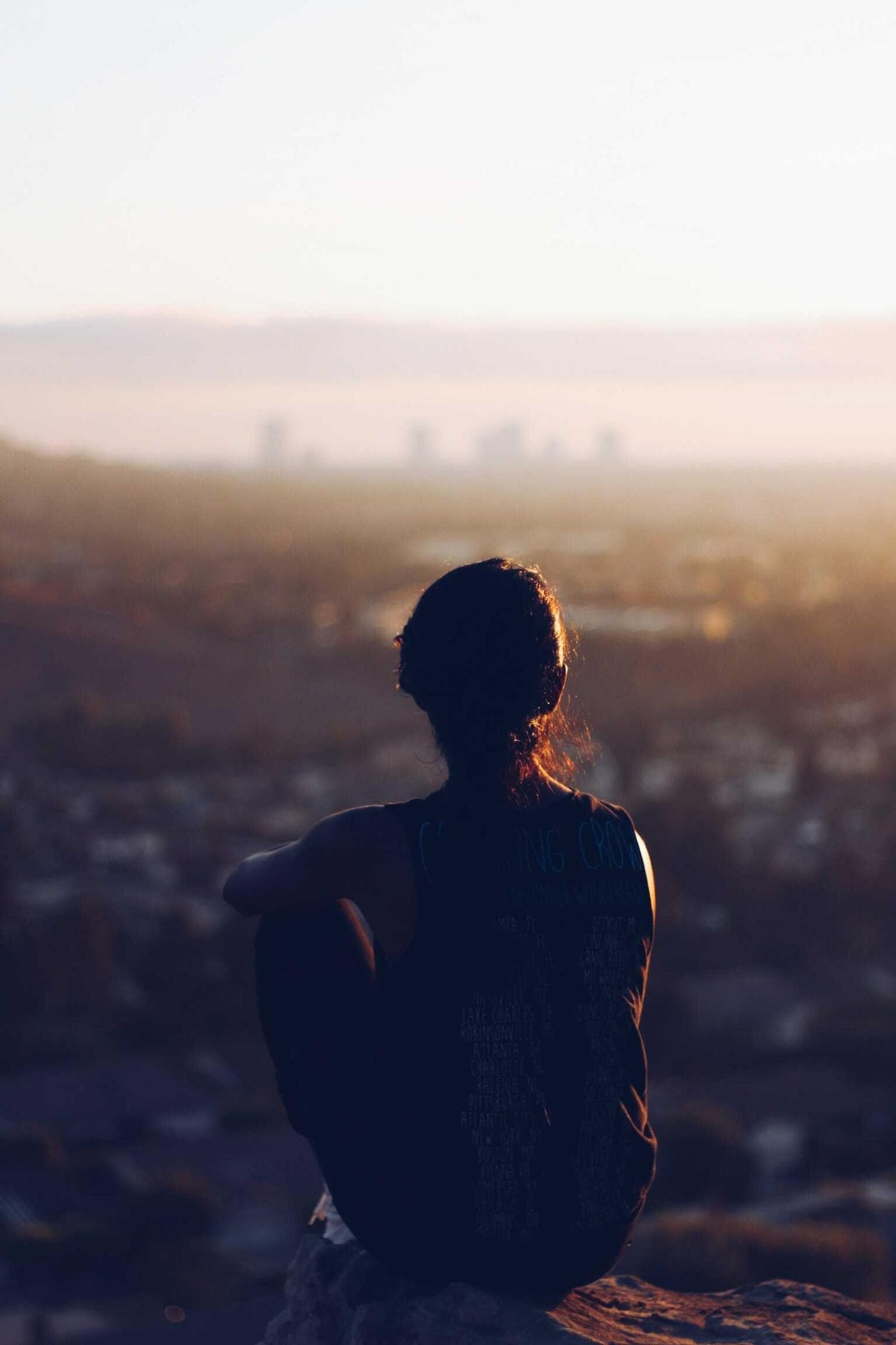 Looking over the city