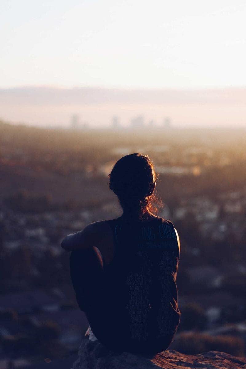 Looking over the city
