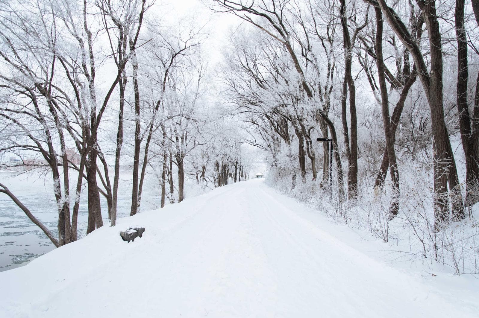Snowy road
