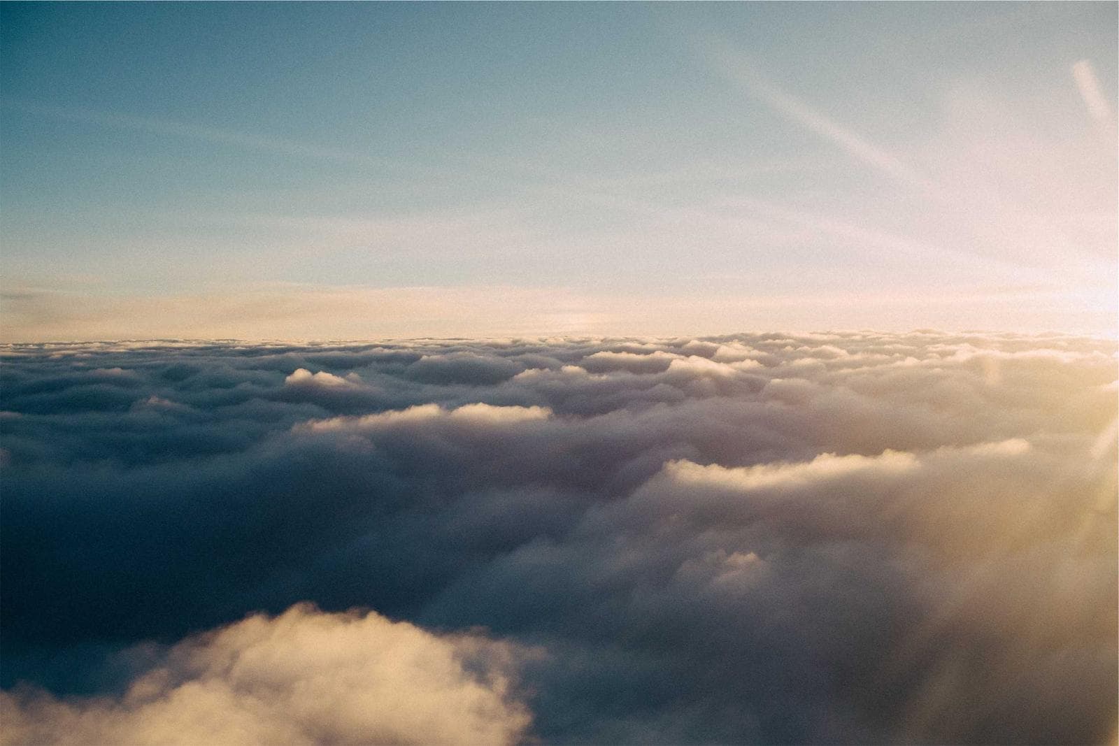 Above the clouds
