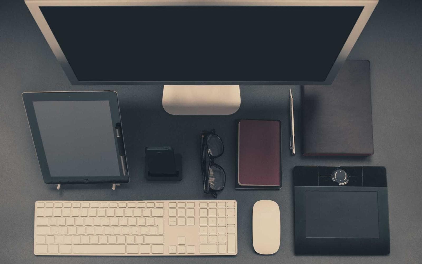 Desk from above