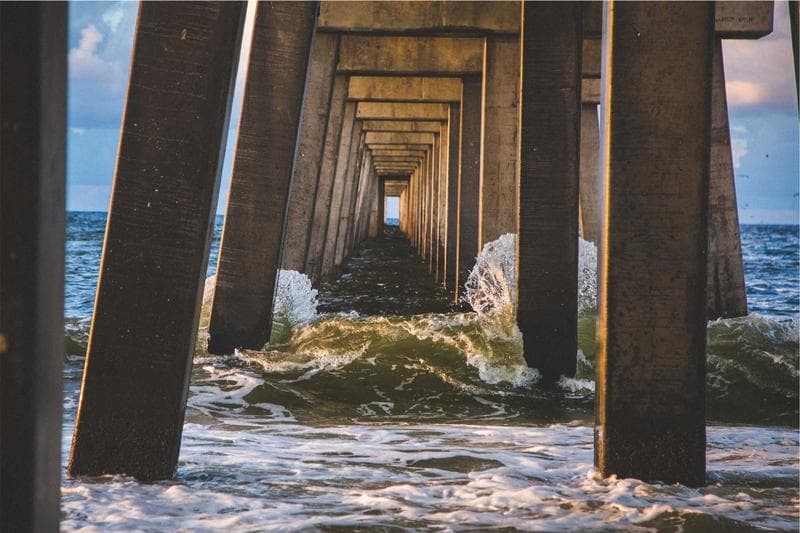 Under the pier