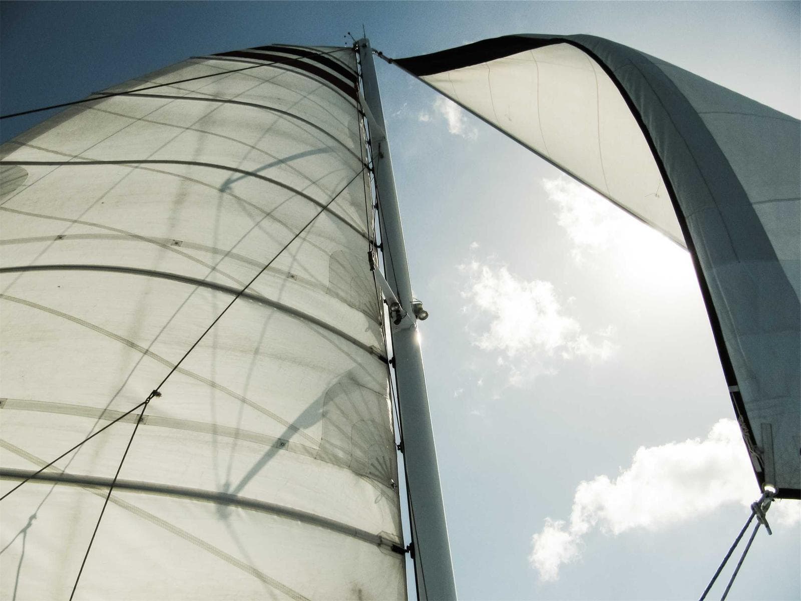 Under sail