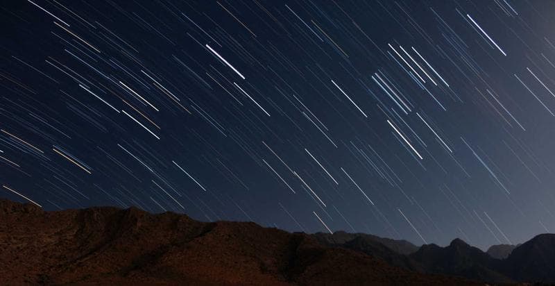 Star trails