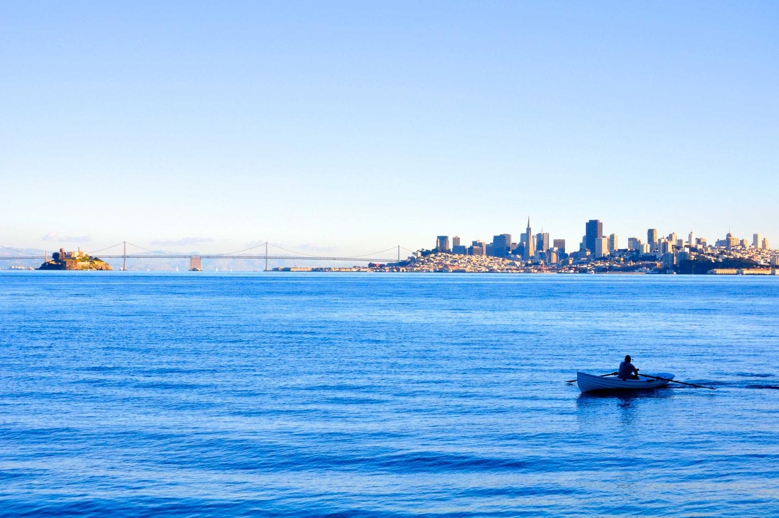 Skyline across the water