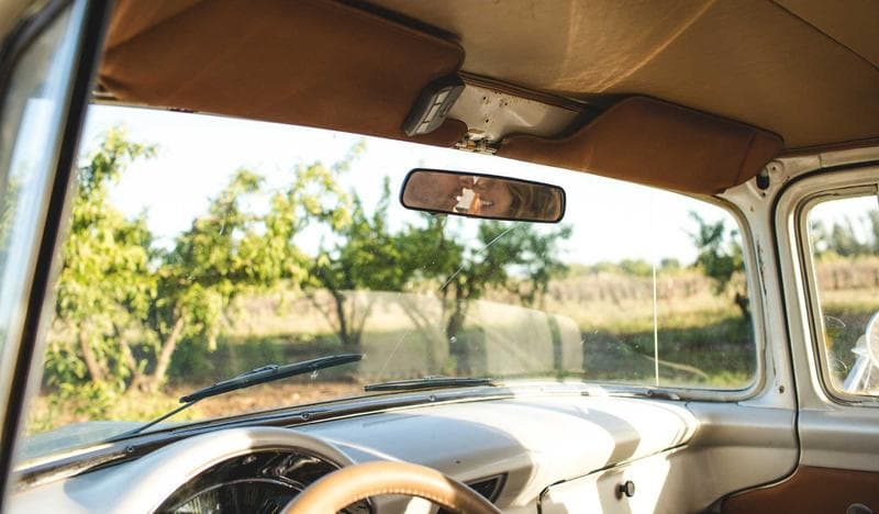 From the passenger seat