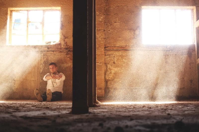 Light through a doorway