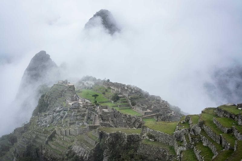 Ruins in cloud