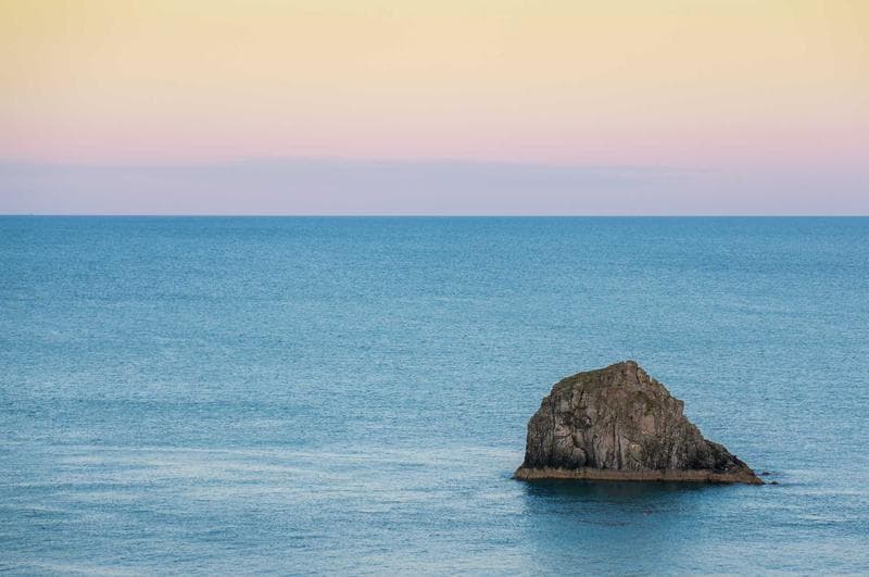 Rock in the sea