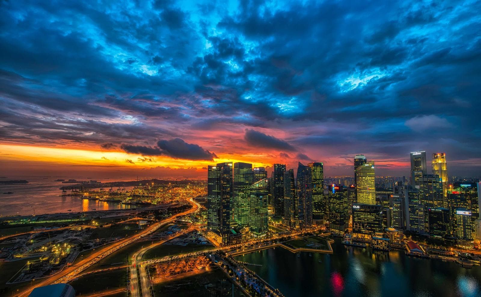 City at night