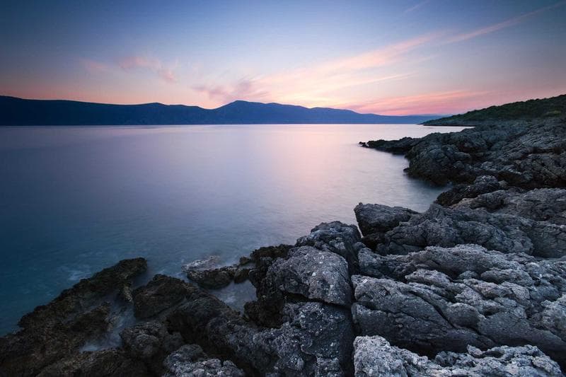 Rocks on the lake