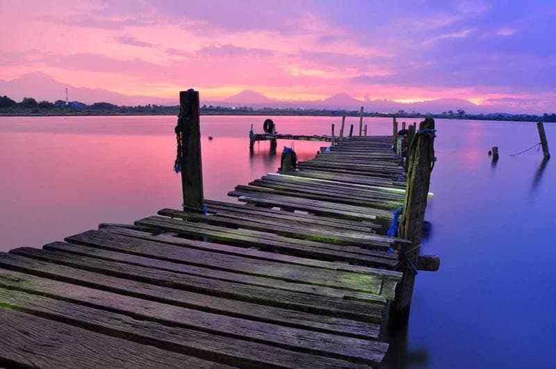 Pier at dusk