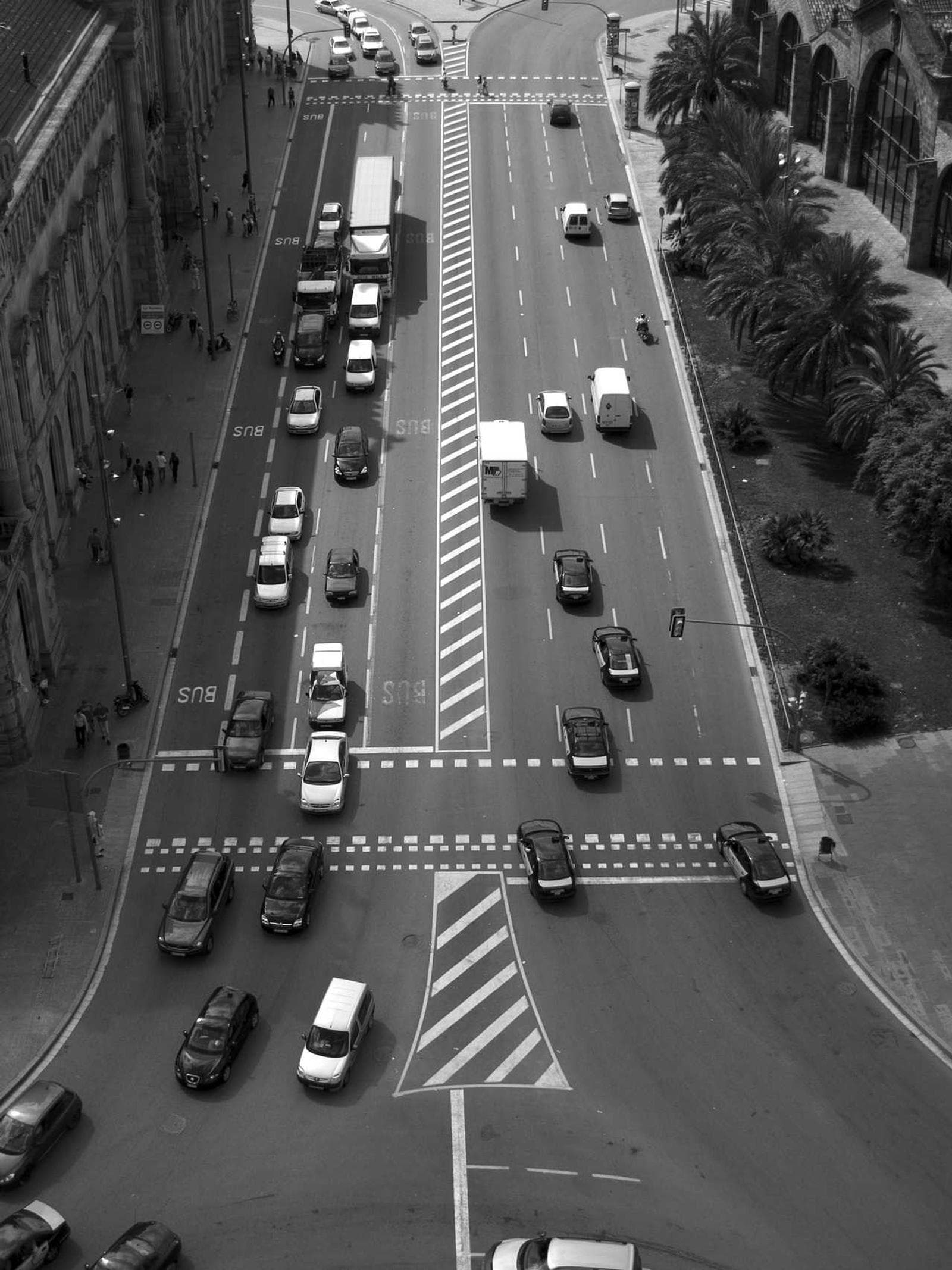 Traffic from above