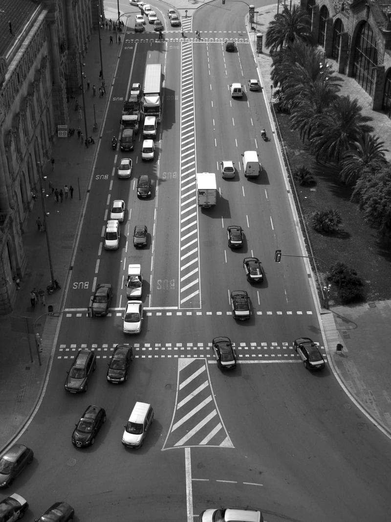 Traffic from above