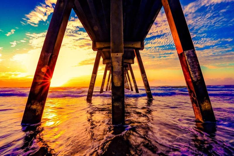 Under the pier