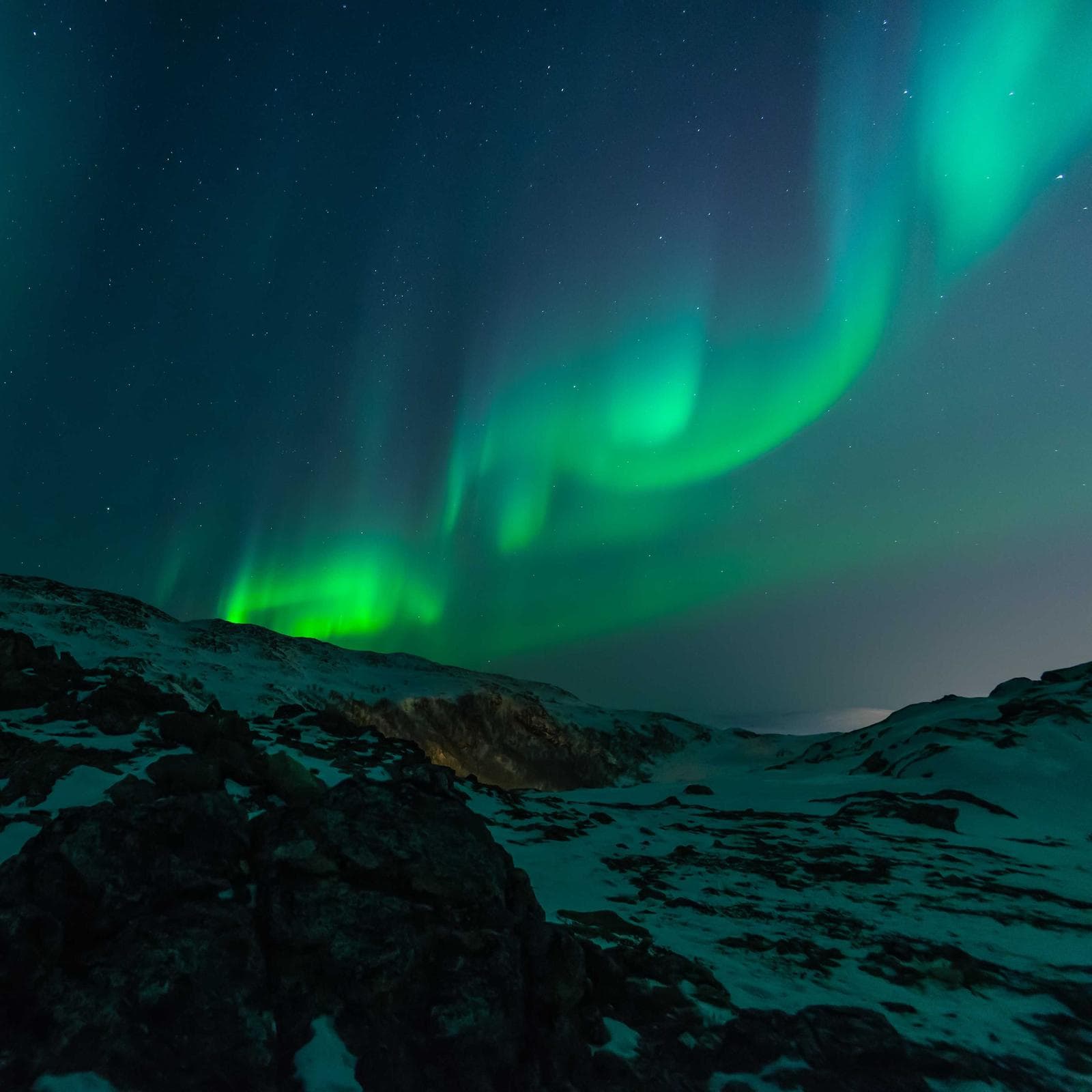 Green aurora