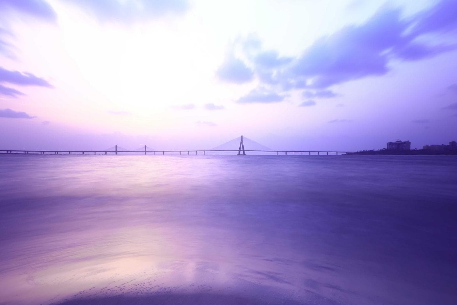 Purple water