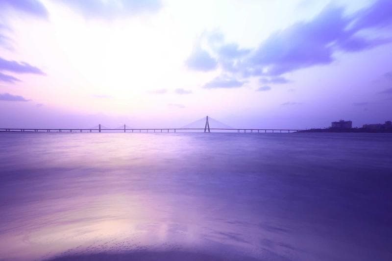 Purple water