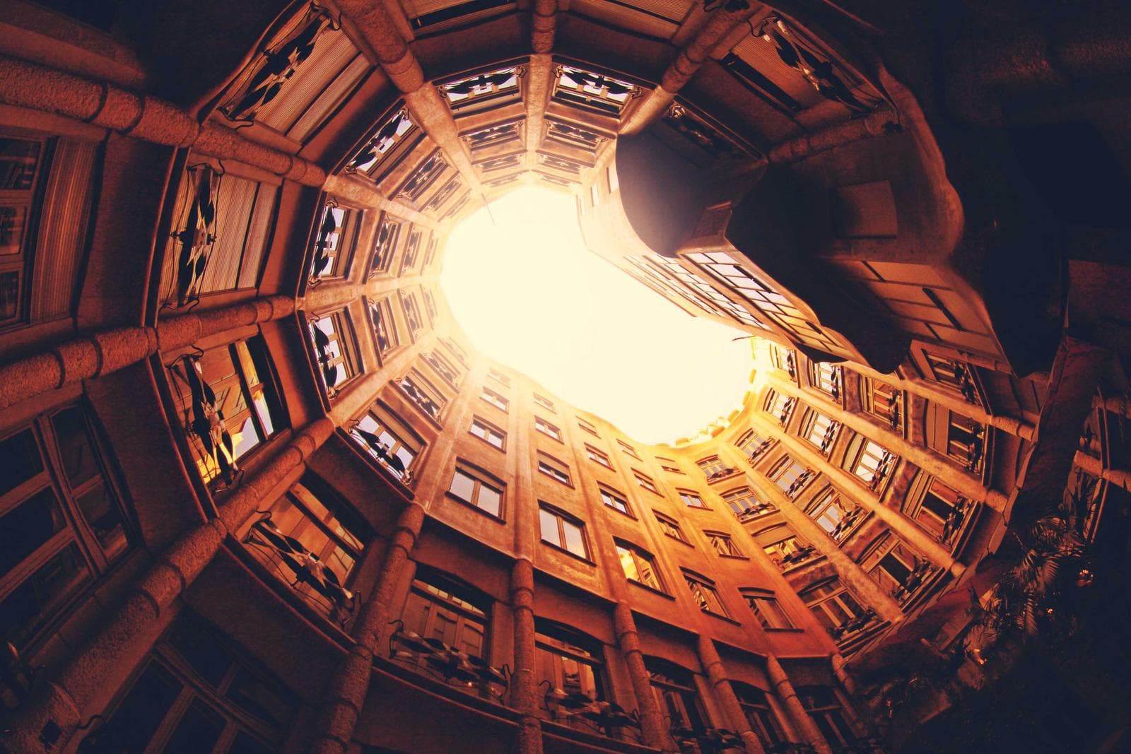 Inside the dome